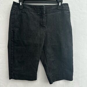 Kenneth Cole New York Bermuda Shorts Women’s Size 8 Dark Wash Denim Stretch